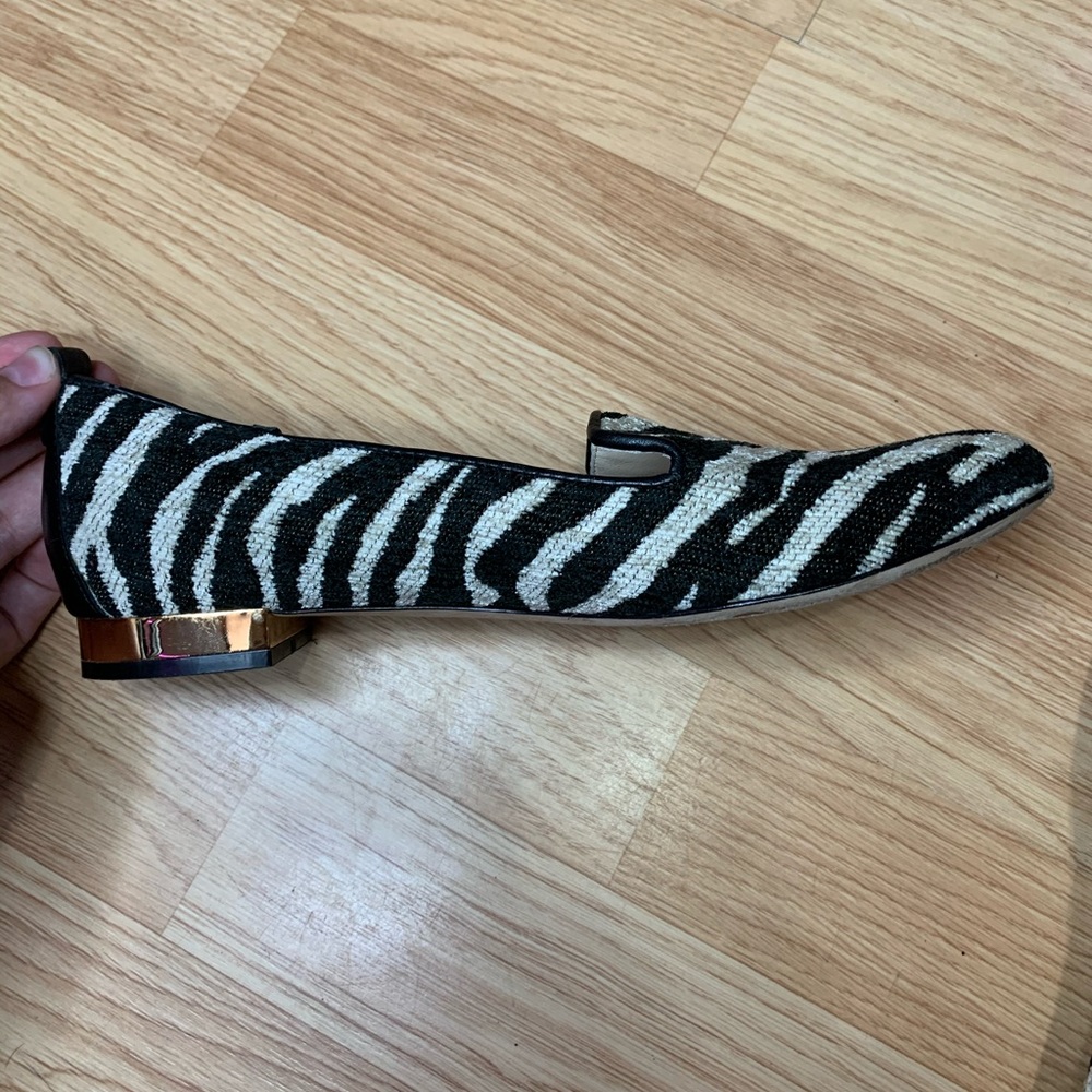 Vero Cuoio Zebra Patterned Flats - image 2